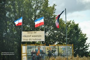 omgekeerde vlaggen Stikstof boeren protest