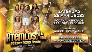 Poster aankondiging concert Marjolein Heijltjes op 22-04-2023 in Rodahal