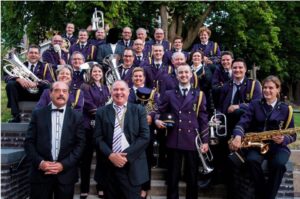 Archieffoto met Henri Keeman Kon. Fanfare St Joseph Heerlerheide